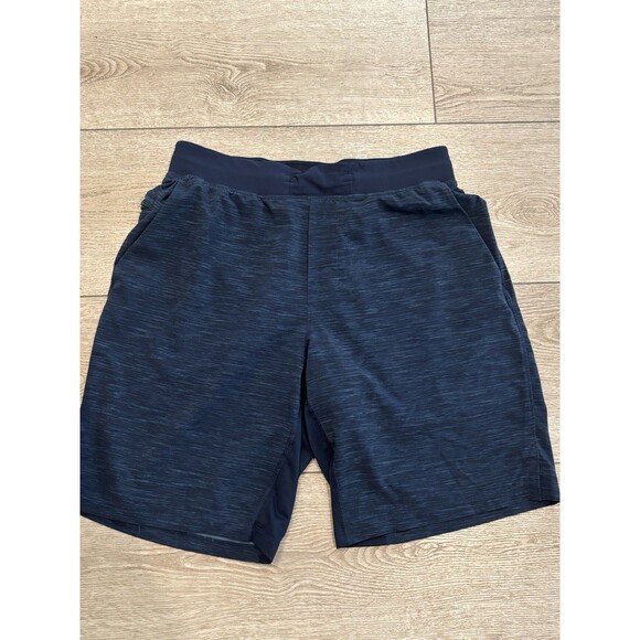 Other - Lululemon T.H.E Shorts Mens Medium Blue‎ 9" Linerless Stretch Gym Activewear